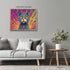 Posterizer 1 pcs- psychedelic funky hippie colorful cat 3-Fantasy & Fiction Art-Retro Art- Living Room Bedroom Decor- unframed wall art...