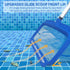 Professional Pool Net, Upgraded Self-Repair Heavy Duty Nylon Mesh, Pool Skimmer Net with Extra Wide Scoop Edge, Pool Nets for Cleaning Leaves, Deb...