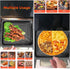 Air Fryer Cooking Tray for Instant Vortex Plus10 Qt, Food Grade Nonstick Replacement Rack Parts Grill Pan Crisper Plate for Chefman Innsky CROWNFU...