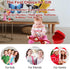 27.6" Hanging Monkey Stuffed Animals Plush Cute Monkey Toy for Kids Adults, Red...