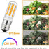 E17 led Microwave Bulb Warm White 3000K, No Dimmable 20W 30W 35W Halogen 120V Microwave Appliance Equivalent Replacement Refrigerator Bulbs 6 Pack...