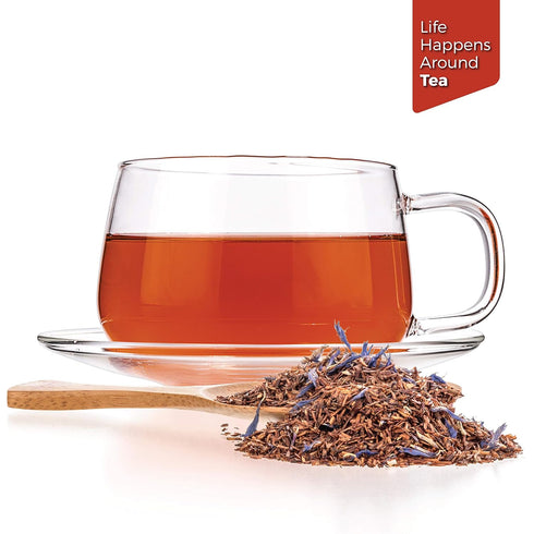 Tealyra - Rooibos Earl Grey - Caffeine-Free - Herbal Loose Leaf Tea - Red Bush Tea with Bergamot oil - Claming and Relaxing Blend - 220g (8-ounce)...