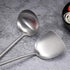 Wok Spatula & Ladle Tool Set, AOOSY 18/10 Stainless Steel Cooking Utensils, Wooden Handle Wok Utensils Soup Ladle 15 inches Set of 2...
