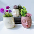 Face Planter Pot Face Flower Pots for Plants Succulent Planter Head Planter Pot Face Flower Pots for Plants Face Planters Pot Indoor and Outdoor...