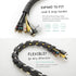 10-ft Cable Slinky Soft and Flexible Rubber Spiral Cord Wrap (2-ft X 5 pcs) Black...