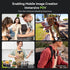 Magnetic Neck Mount for Phones, Cell Phone Holder Stand Hanging on Neck POV/Vlog Selfie Hand Free Necklace Phone Strap Video Recording for iPhone ...