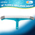 U.S. Pool Supply Professional 16" Floor & Wall Pool Brush with Nylon Bristles, Curved Ends, EZ Clip Handle - Cleaning Removing Sweeping Leaves & D...