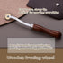 LUNARM 1 PCS Tracing Wheel Sewing Tool - Professional Stitch Marking Spacer, 4mm Leather Needle Point Tracing Wheel with Wooden Handle for Arts an...