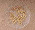 Ruwado 50 pcs Hollow Heart Charm Jewelry Making Kits for Jewelry Making 1.5 x 1.2 cm Cute Accessories for DIY Crafting Project Christmas Tree Déco...