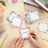 9 Pieces Summer Flamingos Sticky Notes 3x3 Inch Adhesive Summer Flamingos Memo Notes Self-Stick Note Pads for School Office Home Supplies Students...