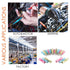 100pcs Heat Shrink Bullet Connectors 22-10 Gauge Quick Disconnect Wire Connectors Female Male Crimp Connectors Waterproof Electrical Butt Terminal...