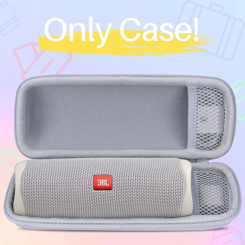 Hard Case Compatible with JBL Flip 6 Flip 5 Flip 4 Waterproof Portable Bluetooth Wireless Speaker (Off White Case)......