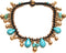 Infinityee888 Turquoise Anklet Drop Handmade Brass Bead Bell Ankle Bracelet for women KAN-T01...