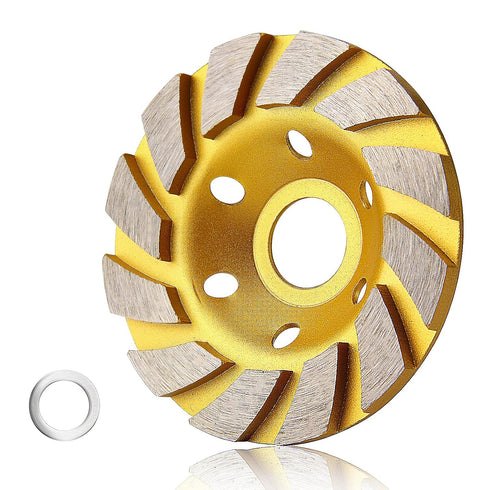 sansheng 4 Pieces Concrete Grinding Wheel 4 inch,Diamond Cup Wheel Angle Grinder Wheels Grinding of Concrete, Granite...