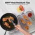 600ºF Heat Resistant Kitchen Tong: U-Taste 7 inch Silicone Cooking Tong with Firm Sealed Non Stick Rubber Tips & Silicon Coated 18/8 Stainless Ste...