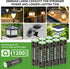 Kruta Ni-MH AA Rechargeable Batteries 2000mah, Double A High Capacity 1.2V Pre-Charged for Garden Landscaping Outdoor Solar Lights, String Lights,...