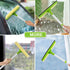 Window Squeegee for Home,2 in 1 Squeegee Window Cleaner with 18" Long Handle,Sponge Car Window Squeegee for Gas Station, Glass,Shower,Outdoor High...