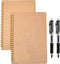 YYaaloa 2pcs Spiral Notebooks A5 6x8 Soft Cover Journals Planners 200 Pages Wirebound Memo Notepads Diary Notebook With black Pen For Work School ...