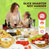 Bagel Slicer & Multi-Use Food Cutter | Ideal for Tomatoes, Strawberries, Grapes, Meat, Chicken, Eggs, & Vegetables with Non-Slip Holder for Stable...