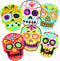 Tovolo Sugar Skull Templates Reverse, Dishwasher Safe, Set of 6 Cookie Stamps with Cutter, Lime/White (81-22492)...