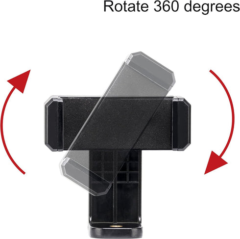 BONFOTO Universal Cell Phone Tripod Mount Adapter,Rotates Vertical and Horizontal, Adjustable with Padded Clip Fits for All Smartphones Compatible...