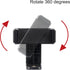 BONFOTO Universal Cell Phone Tripod Mount Adapter,Rotates Vertical and Horizontal, Adjustable with Padded Clip Fits for All Smartphones Compatible...