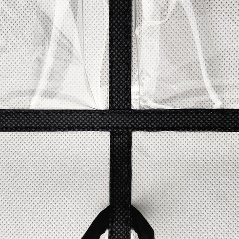 1 Pack 12 Clear Crystal Pockets Large Hanging Shoe Organizer Over The Door Shoe Rack for Closet Door Storage Shoe Holder Hanger, 2 Hooks, White (5...