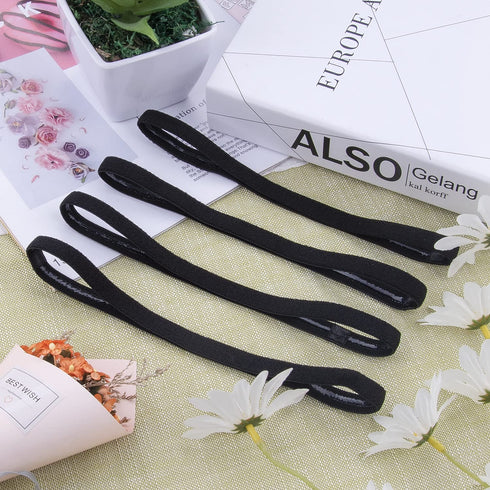 Duufin 20-Piece Elastic Non-Slip Sweat Headbands - Thin Elastic for Women, Men & Girls...