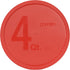 Pyrex - Red 4 Quart Storage Mixing Bowl Lid 326-PC...