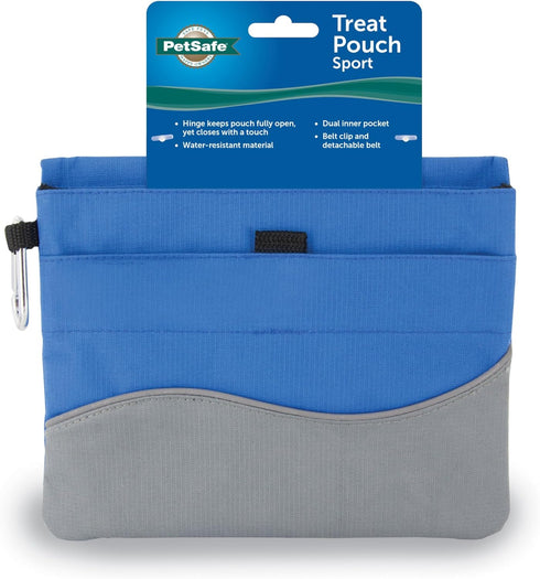 PetSafe Treat Pouch Sport- Durable, Convenient Dog Training Accessory, Cadet Blue...
