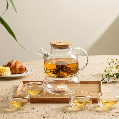 CNGLASS Bamboo Lid for Cnglass Teapot 30.4oz/40.6oz/50.7oz...