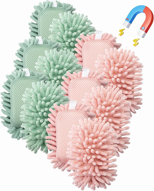 Mr. Pen- Microfiber Shag Whiteboard Eraser, 12 Pack, Washable Microfiber Whiteboard Eraser, Dry Erase Eraser, Dry Eraser, White Board Eraser, Whit...