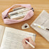 ANGOOBABY Small Pencil Case Student Pencil Pouch Coin Pouch Cosmetic Bag Office Stationery Organizer for Teen School-Pink...