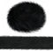 2 Inches Wide Christmas Faux Fur Ribbon Trim Fabric Roll for Christmas Tree Decor or Wreath Bows Craft, 3 Yards Long (Black,2 Inch)...