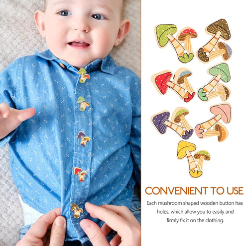 EXCEART 50pcs Decor Clothes Replacement Button DIY Craft Buttons Button for Clothes Holes Button Delicate Clothes Buttons Cute Buttons Clothing DI...