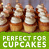 Large Parchment Baking Cups - Easy Release, Non-Stick Paper - 60 Count - 4 Pack...