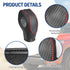 PU Carbon Fiber Gear Shift Knob Cover Fit for Ford Focus (2012-2016), Fiesta (2014-2016), Fusion S, SE (2013-2016)...