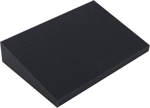 DeluxeComfort Foam Stress Relief Wedge, 15" x 10" x 1"- 3" Rise - Sciatica Nerve Medical Wedge Cushion - Tailbone Support - Therapeutic Back Pain ...