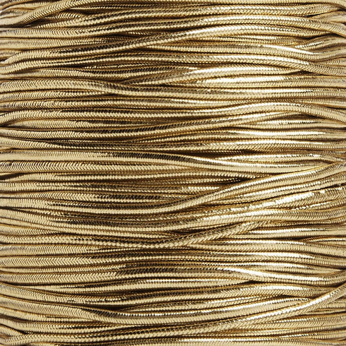 Morex Ribbon 1318/50-634 Stretch Cord Polyester Ribbon, 50 yd, Gold...