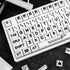 Custom Keycaps, 138 Keys Black and White PBT Cute Keycaps, Cherry Profile Dye Sublimation Themed Keycaps Set for Cherry Gateron MX Switches Mechan...