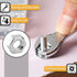 Mr. Pen- Bolts, Nuts, and Washer Assortment Kit, 113 pcs, Nuts and Bolts Assortment Kit, Assorted Nuts and Bolts, Nut Bolt and Washer Assortment, ...