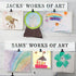 Letter Stencils for Painting on Wood - 40 Pack Alphabet Letter Number Stencil Templates with Signs in Multiple Fonts - Stencils for Crafts Reusabl...