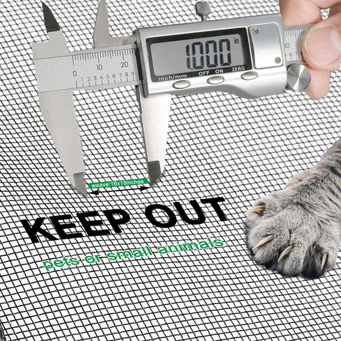 Window Screen Mesh, Loboo Idea Fiberglass Screen Replacement Mesh Black, Warehouse Fiberglass Window and Door Screen Mesh for Patio and Windows (B...