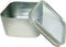 Square Metal Tin Box Storage Containers with Windowed Lids - 4x4x2.25 Inches, 16 oz. - Set of 2...
