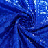 Pardecor Sequin Fabric by The Yard - Glitter Mesh Fabric, Little Mermaid Design, Sparkle Cloth (1 Yard, Royal Blue)...