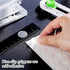 Non-Slip Silicone Grips for Quilt Templates Slip Ruler Grip Stickers Non-Slip Adhesive Rings, 48 Pieces in Total, 24 Large and 24 Small...