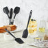 Silicone Spatula Set, 5 Pack Heat Resistant Silicone Rubber Spatula for Baking, Cooking and Mixing, Non Stick, BPA-Free, Dishwasher Safe (5Pack, B...