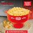 Silicone Microwave Popcorn Popper (Red) Air Popper Popcorn Maker No Oil Required, Collapsible Pop-Corn bowl with Lid, Reusable, BPA-Free, Dishwash...