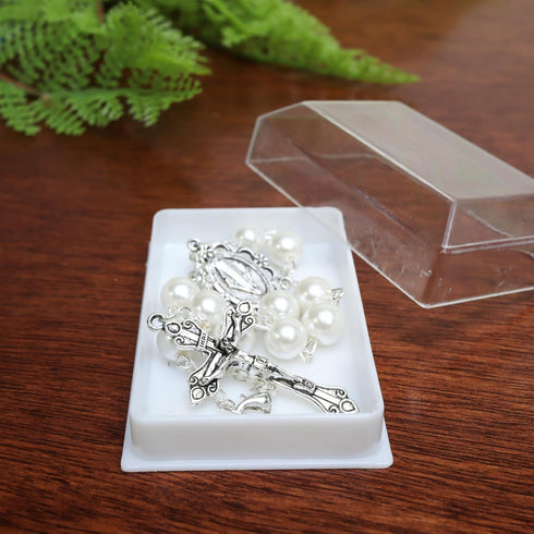 Catholic Auto Accessories, Pink Car Rosary for Rearview Mirror and Guardian Angel Visor Clip, Religious Gifts for New Drivers...