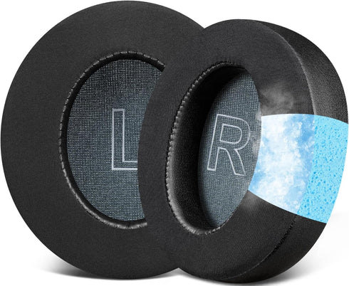 SOULWIT Cooling Gel Earpads Replacement for Anker Soundcore Life Q30/Q35 Headphones, Ear Pads Cushions with Ice Silk Fabric, High-Density Noise Is...